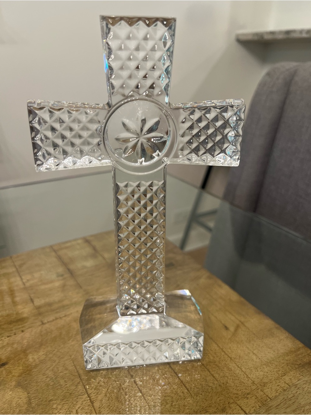 Waterford Crystal Diamond Heritage Standing Cross